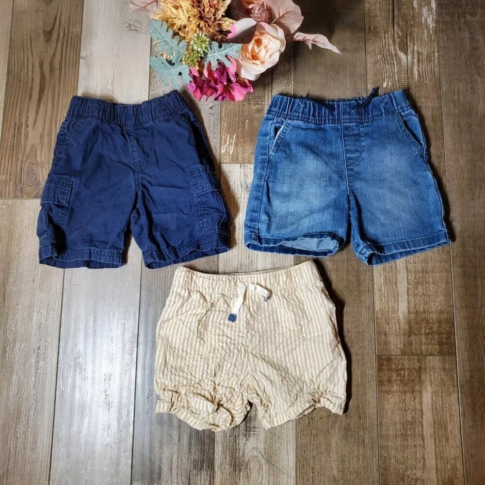 Toddler Boy Size 2T Casual Shorts Bundle 3 Pieces EUC